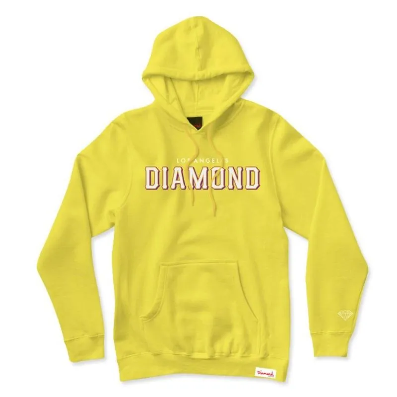 Moletom Diamond Canguru Hometeam LA Hoodie Masculino Amarelo G / amarelo
