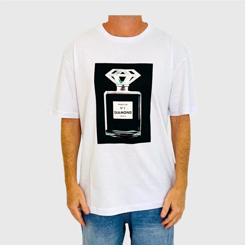Camiseta Diamond Parfum Branco