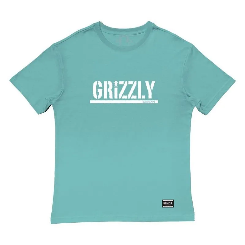 Camiseta Grizzly Stamp Tee Masculina Verde M / verde