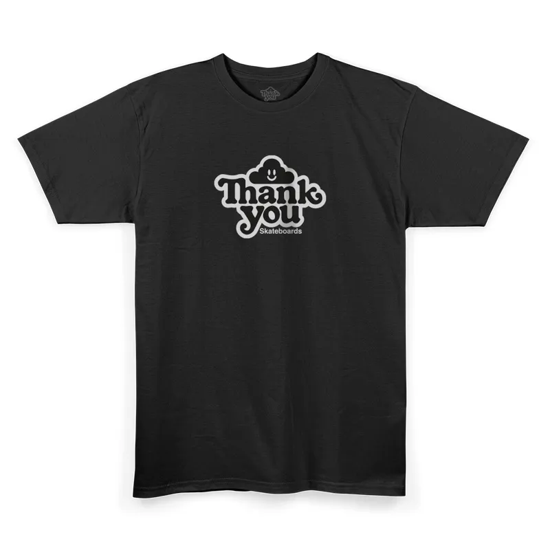 Camiseta Thank You ty Logo Preto
