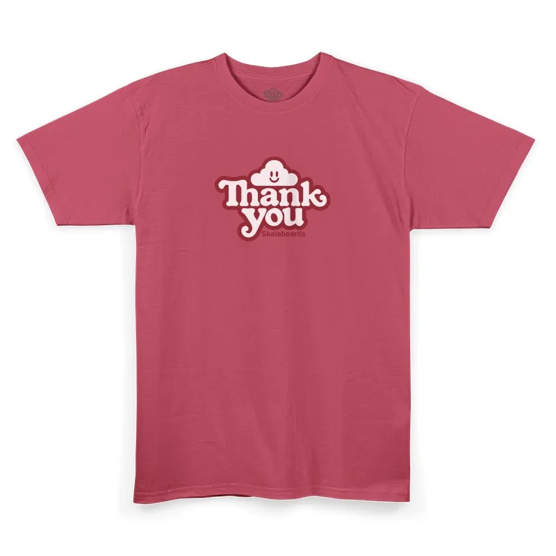 Camiseta Thank You ty Logo Rosa