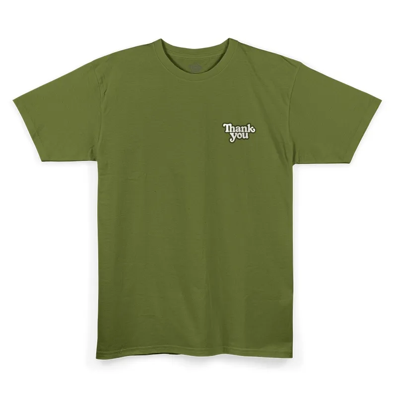 Camiseta Thank You Logo Verde