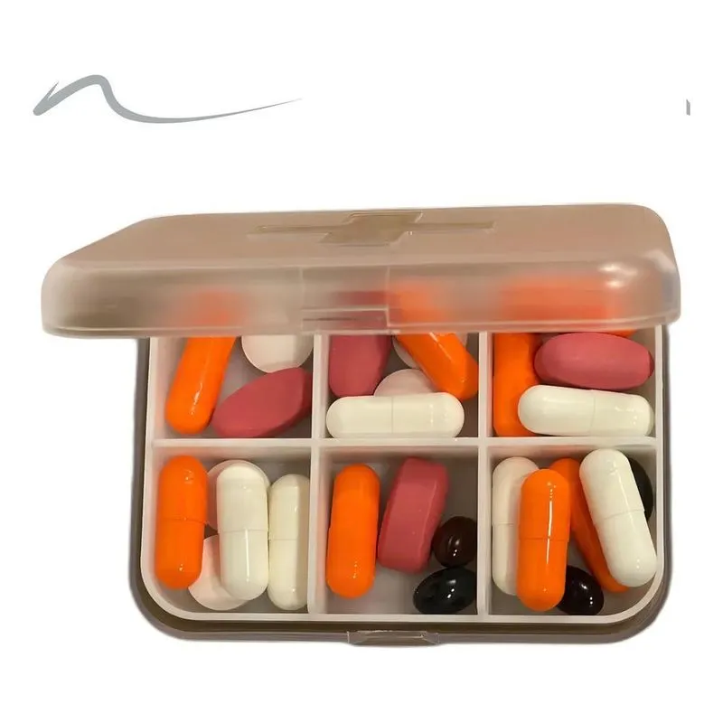 Porta Remedios Separador De Comprimidos Organizador Diario C