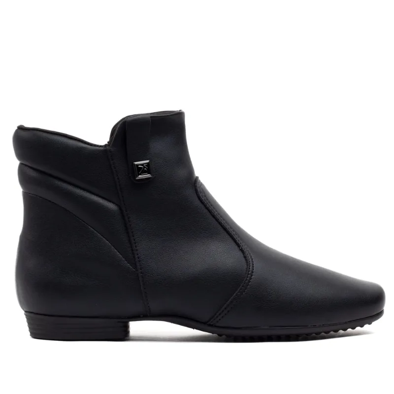 Bota Feminina Piccadilly Cano Curto Raquel Preto - 40