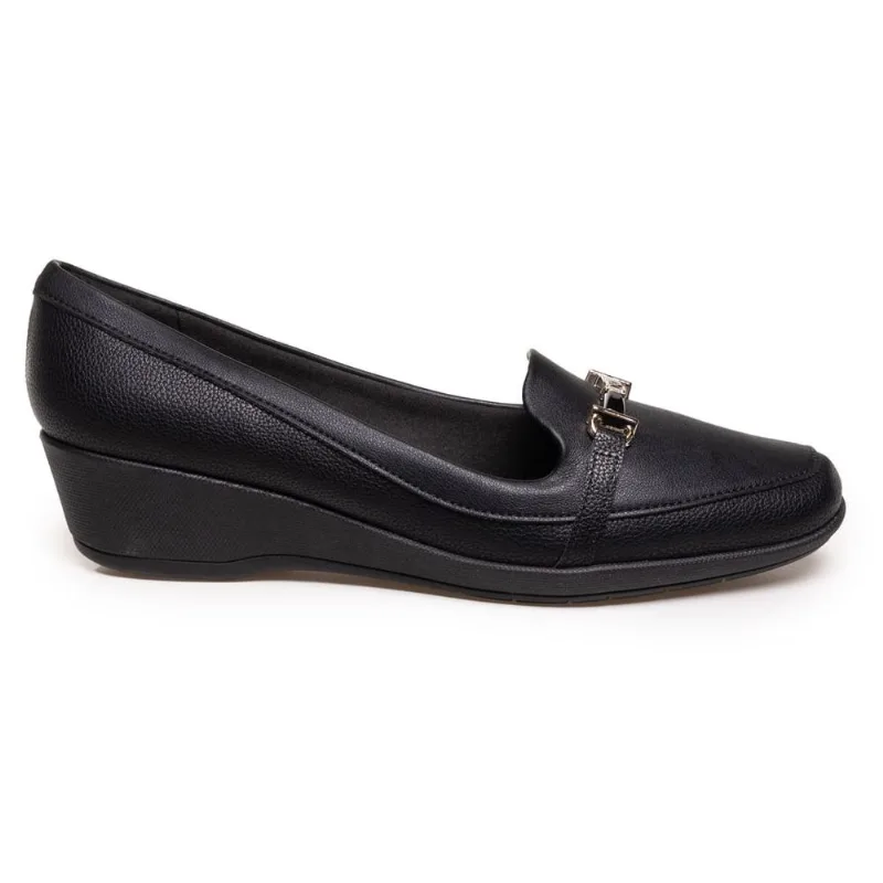 Mocassim Piccadilly Feminino Preto 34