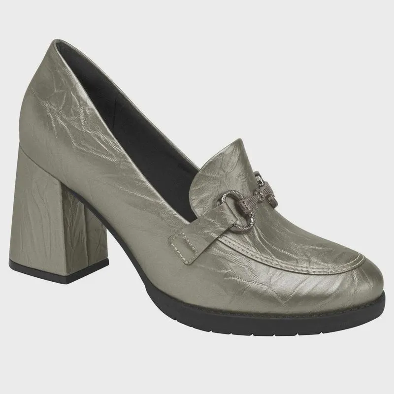 Sapato Feminino Meia Pata Pewter Piccadilly 343001-1
