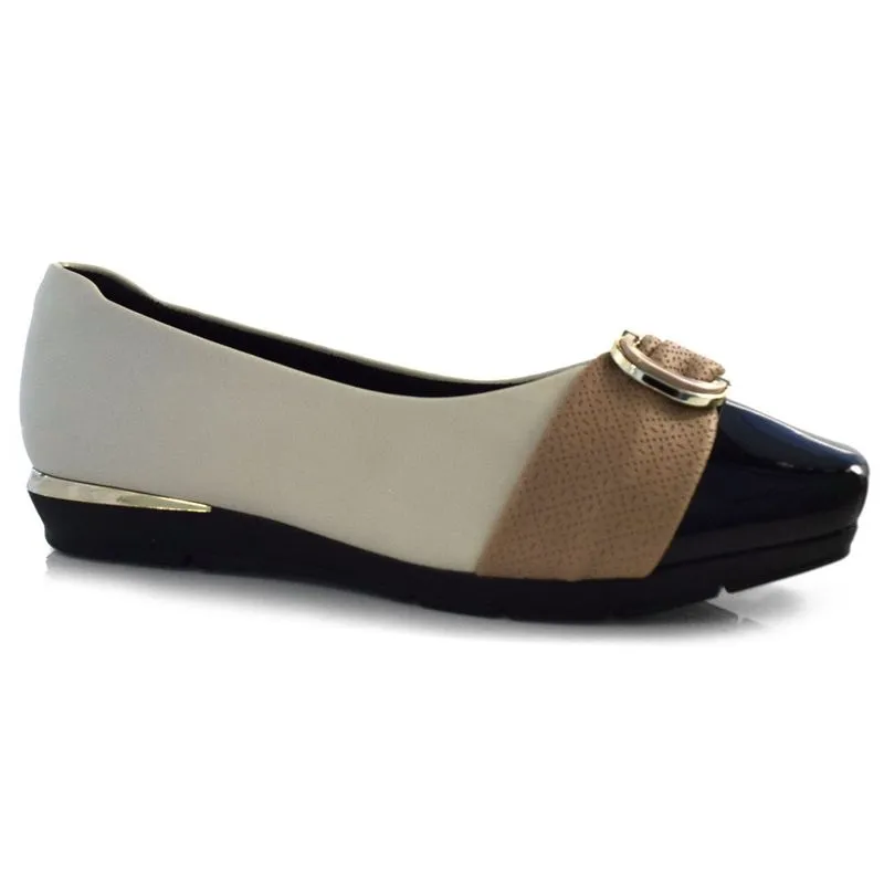 Sapatilha Feminina Piccadilly Creme 147306 38
