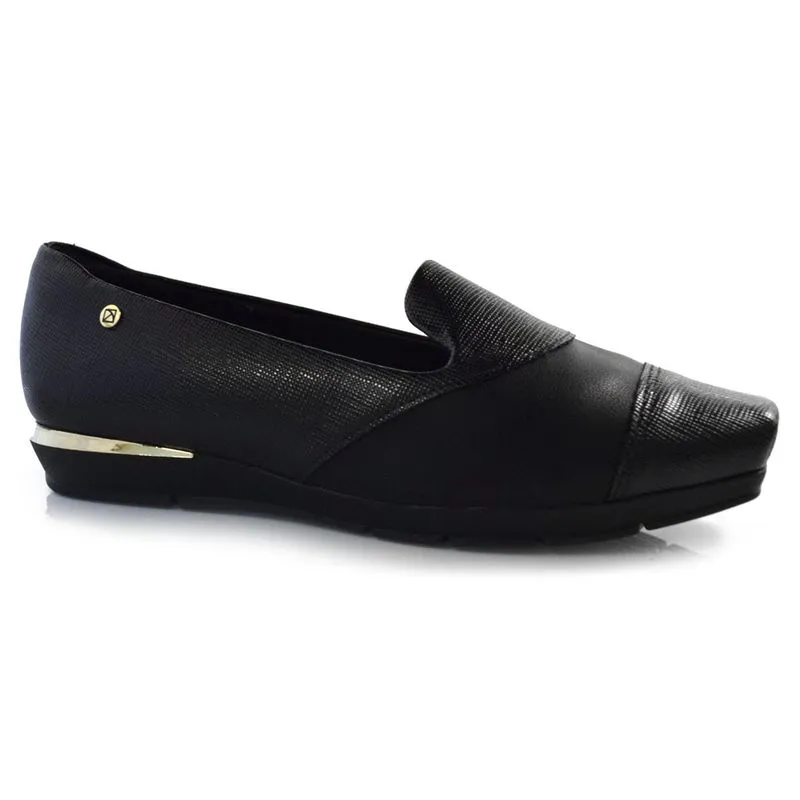 Sapatilha Feminina Piccadilly Preto 147308 34