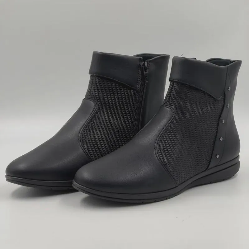 Bota Piccadilly Cano Curto Sem Salto Feminina