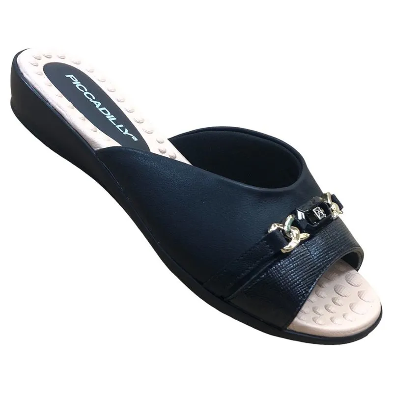 Tamanco Piccadilly Feminino Slide joanete Ortopédico Confortável Chinelo Esporão Sandalia Fascite plantar Macia Leve