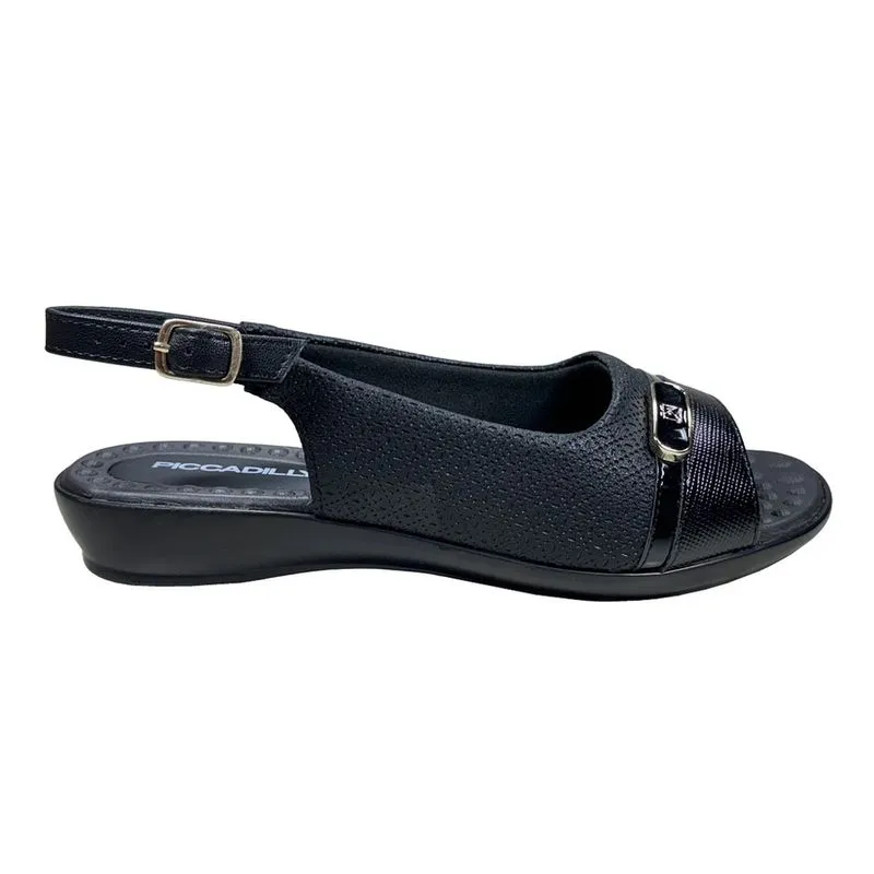 Sandália Piccadilly Conforto Slingback Feminina