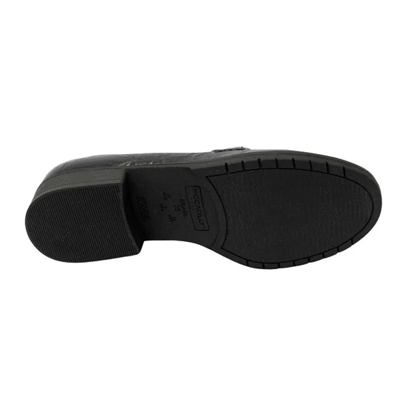 Sapato Piccadilly 653001 Napa Amassado Preto