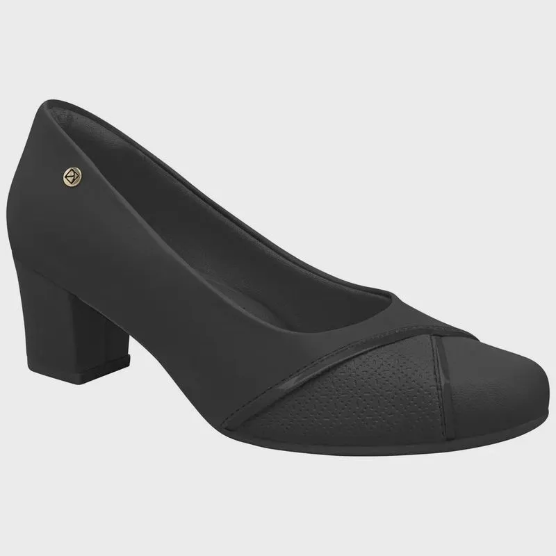 Scarpin Feminino Napa Verniz Preto Piccadilly 110177-8