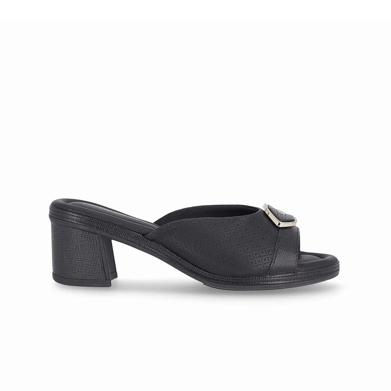 Sueco Paola Aplique Negro / 41