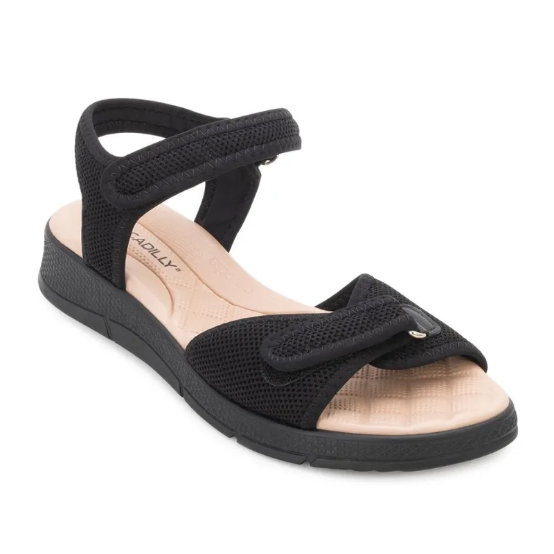 Sandália Papete Piccadilly PD24-57101 37 / Preto/Bege