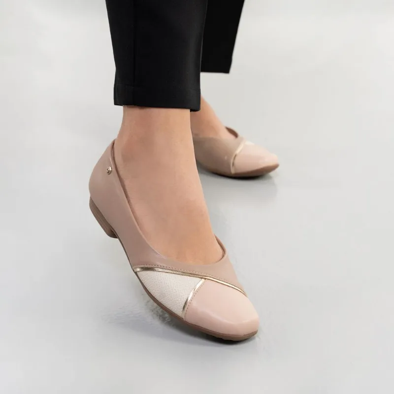 Sapatilha Piccadilly Firenze Feminina Fendi FENDI/OURO/OFF WHITE/ROSE - 40 - PICCADILLY