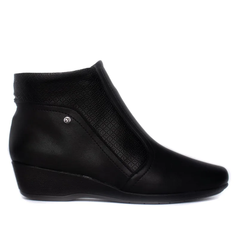Bota Feminina Piccadilly Napa Soft Anabela Preto - 39