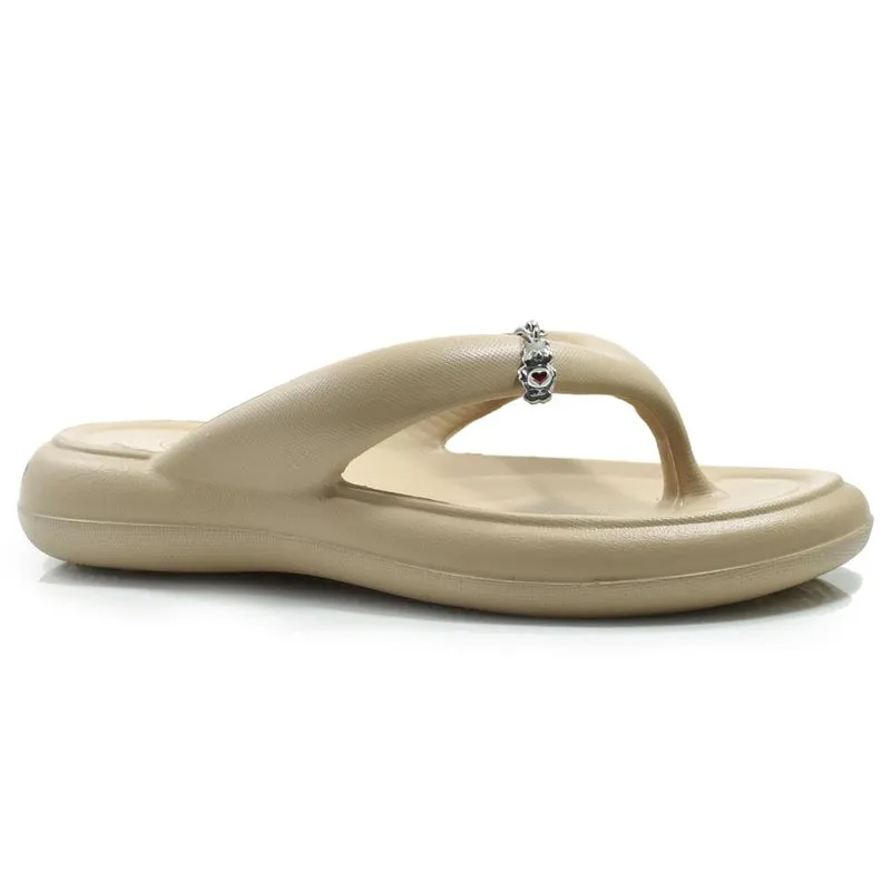 Chinelo Nuvem Feminino Piccadilly Ursinhos Carinhosos Bege 248002 37