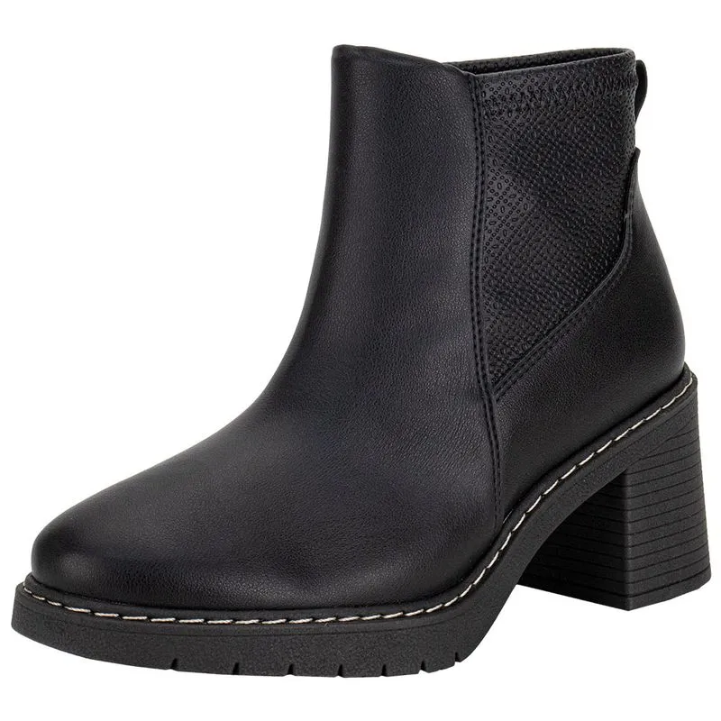 Bota Feminina Cano Baixo Piccadilly 769001 PRETO 38