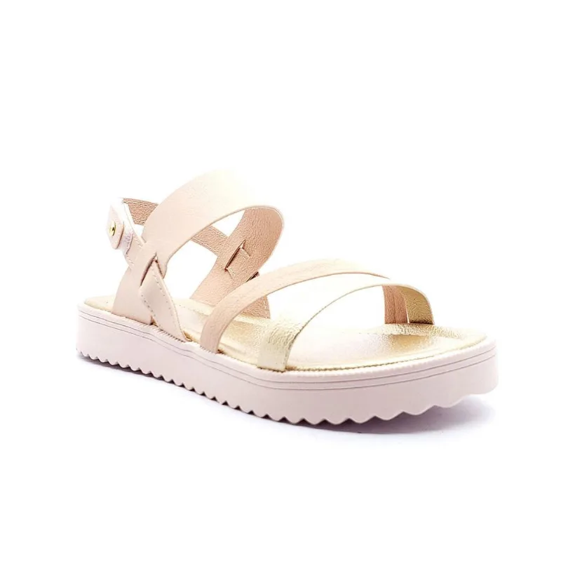 Sandália Infantil Feminina Klin Rosa Ouro 420032 34 / Rosa
