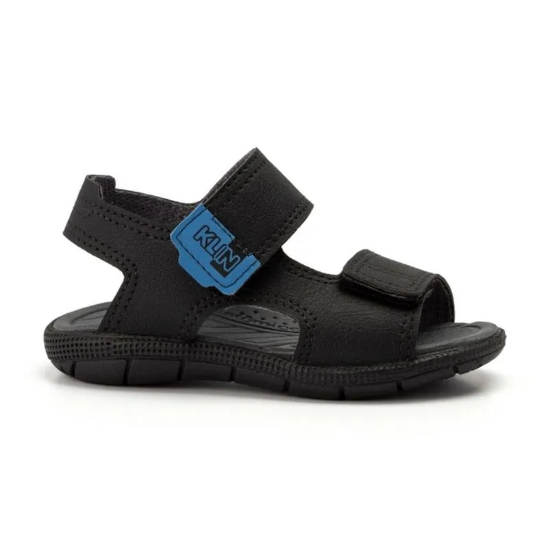 Sandalia Papete Klin Bebê Tic Tac com Velcro Conforto