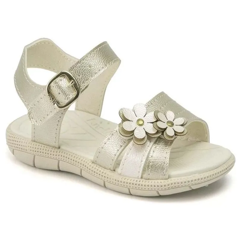 Sandália Feminina Klin Tic Tac Casual Dourado 171205000-1