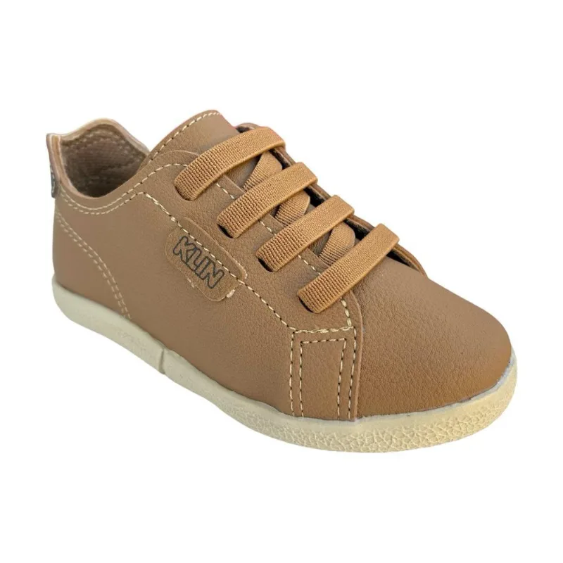 Tênis Menino Klin Flyer Mini Marrom Claro/Taupe 117174