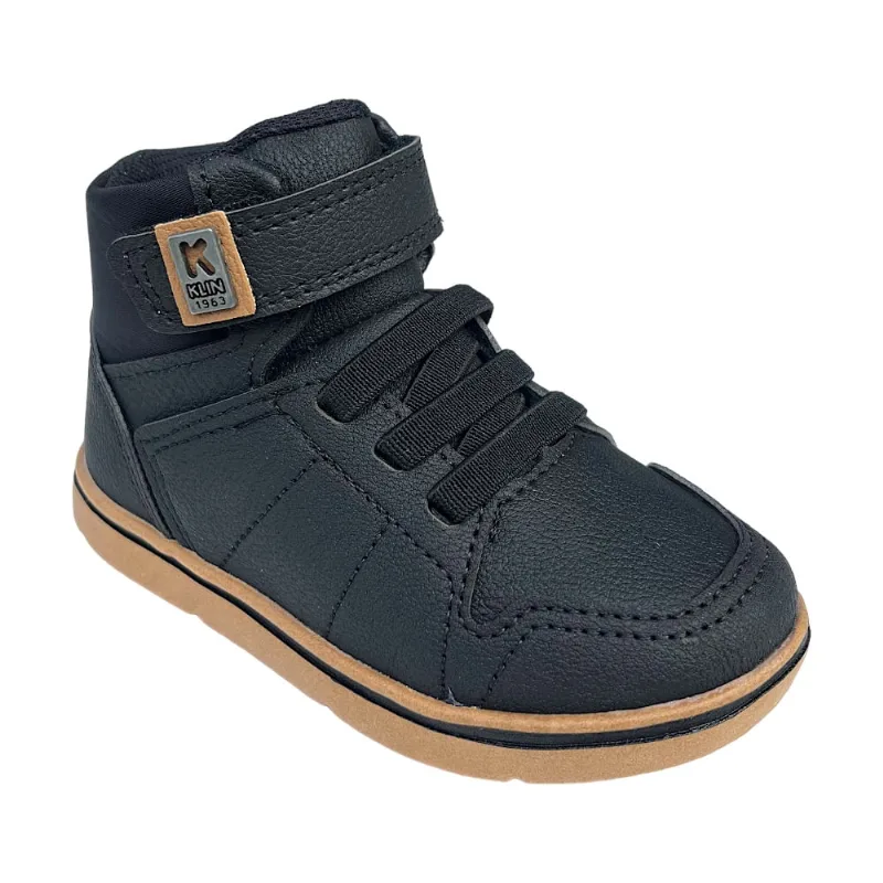 Tênis Menino Klin Casual Cano Alto Flyer Mini Preto 117178-2 20 / Preto