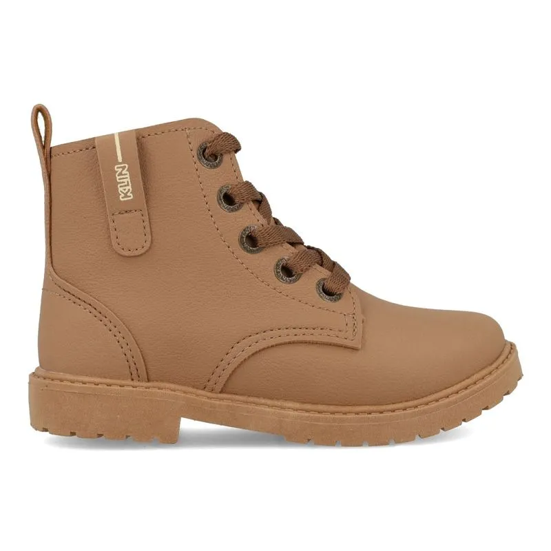 Bota Coturno Infantil Klin Zíper Marrom TAUPE - 26