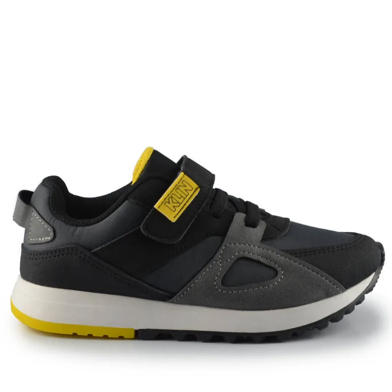 Tênis Infantil Klin Masculino Walk 216.123 2319 GRAF/PTO/AMAREL 27
