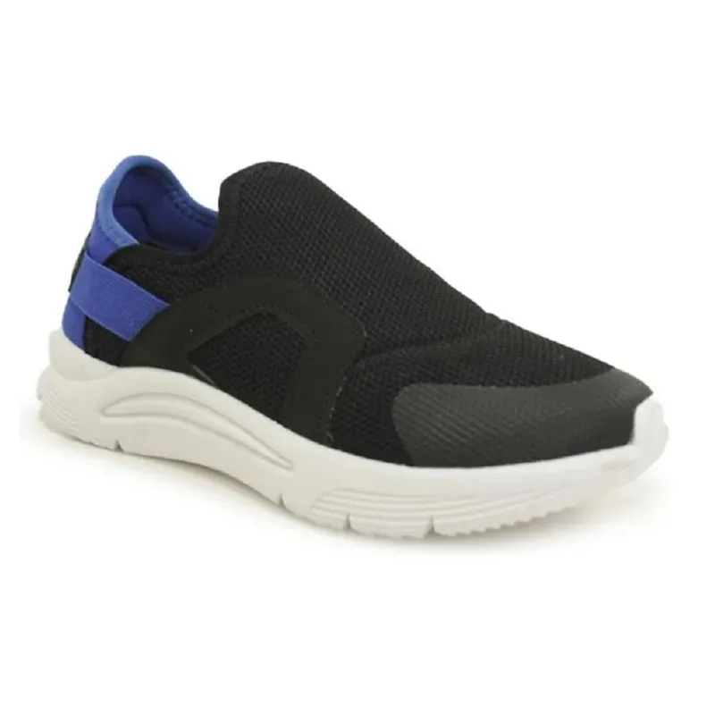 Tênis Menino Klin Slip On New Sport Kids Preto/Azul 480064 32 / Preto/Azul