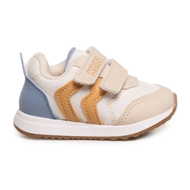Tênis Casual Klin Walk Baby Infantil Off White 16
