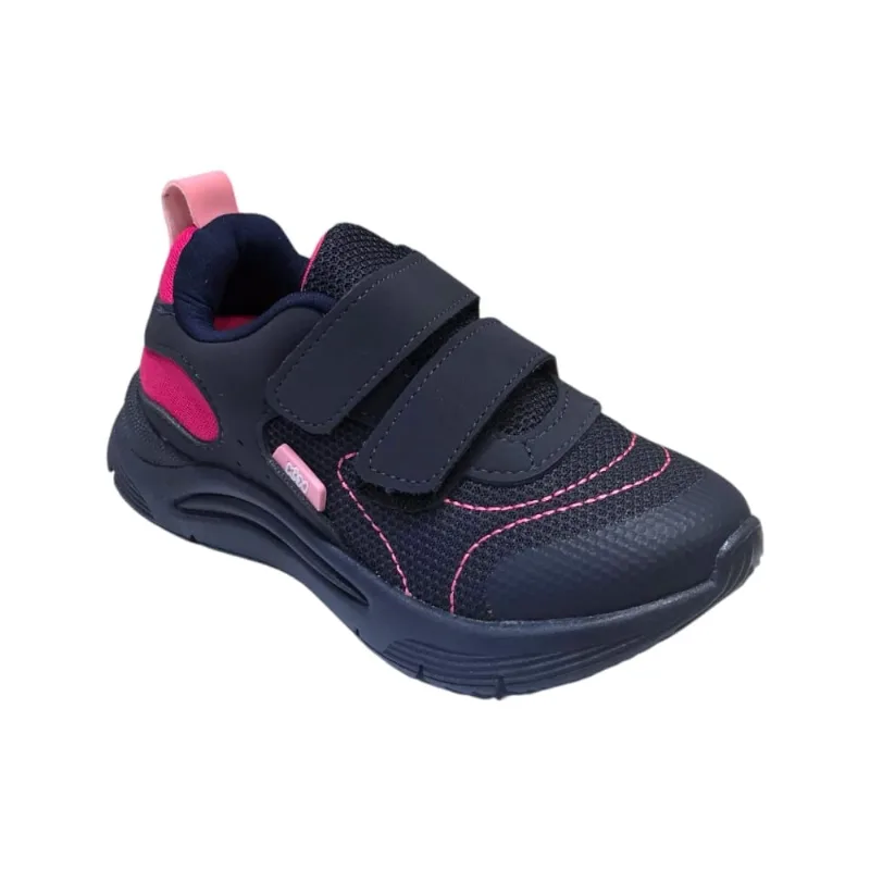Tênis Menina Klin New Sport Mini Marinho/Rosa 199123 23 / Azul/Rosa