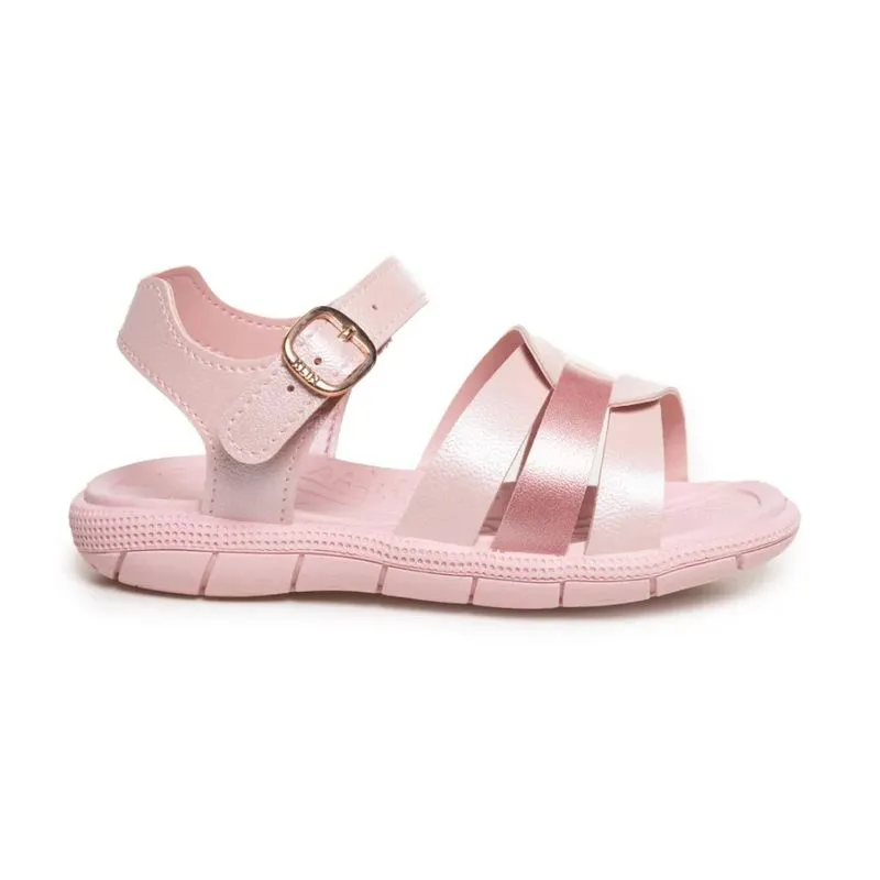 Sandália Klin Tic Tac Infantil Rosa ROSA CLARO METALIZADO/ROSA - 26