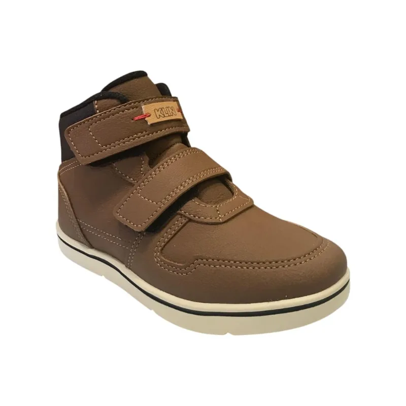 Tênis Menino Klin Casual Cano Alto Flyer Mini Marrom 117189 24 / Marrom