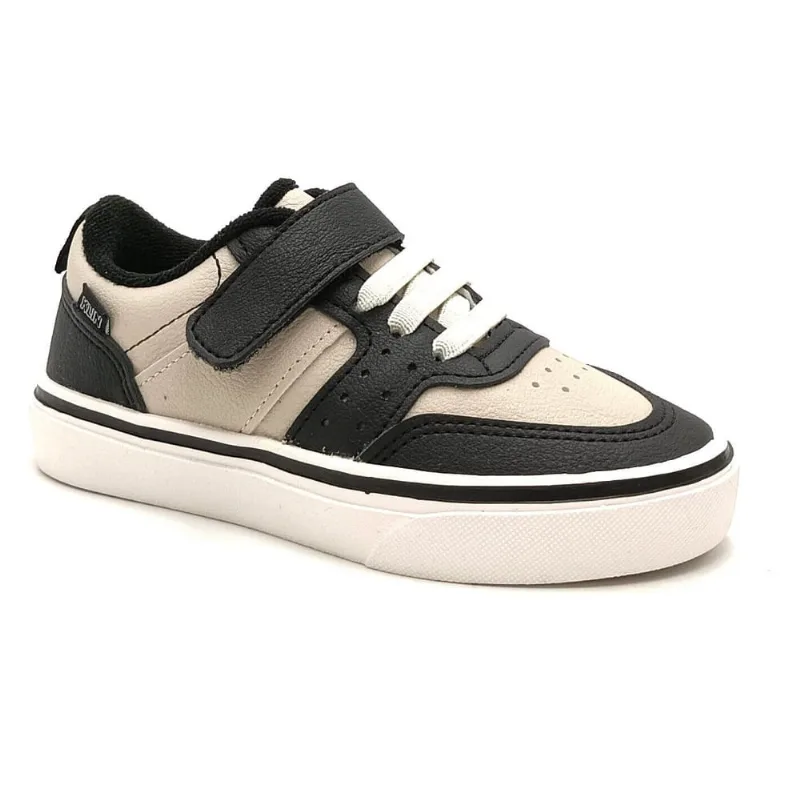 Tênis Casual Menino Klin Freestyle Kids Bege/Preto 260092 28 / Bege