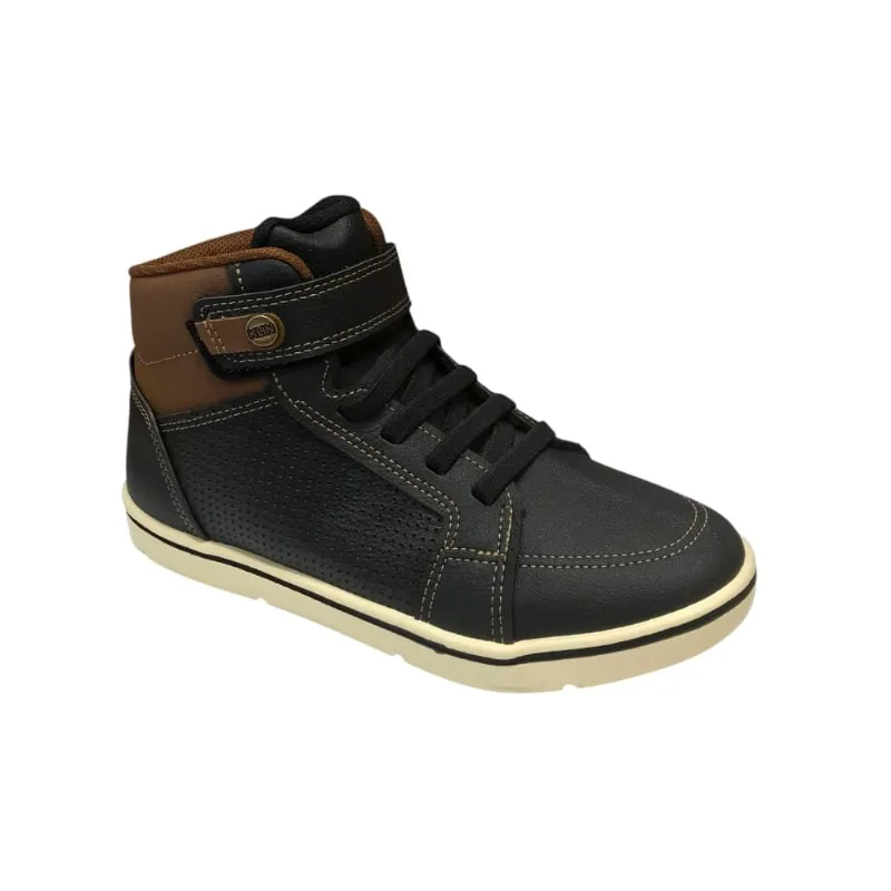 Tênis Menino Klin Casual Cano Alto Flyer Preto 469234 30 / Preto