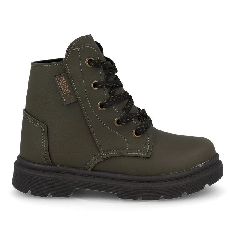Bota Coturno Klin Infantil Verde Militar VERDE MILITAR - 28