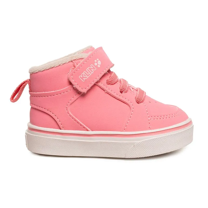 Tênis Casual Klin Freestyle Baby Infantil Rosa 19