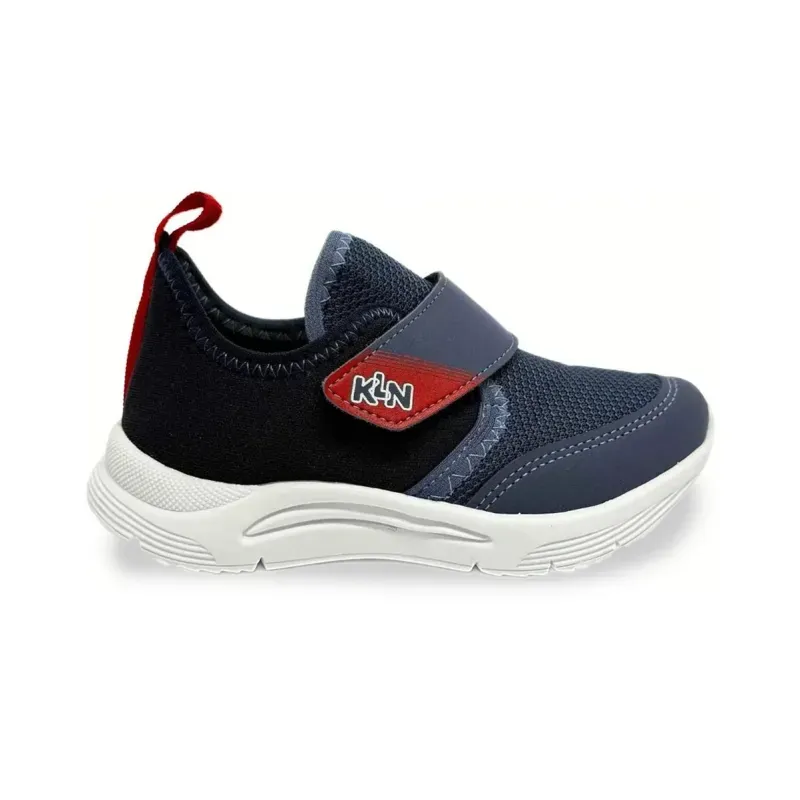 Tênis Klin New Sport Mini Velcro Infantil Marinho 22