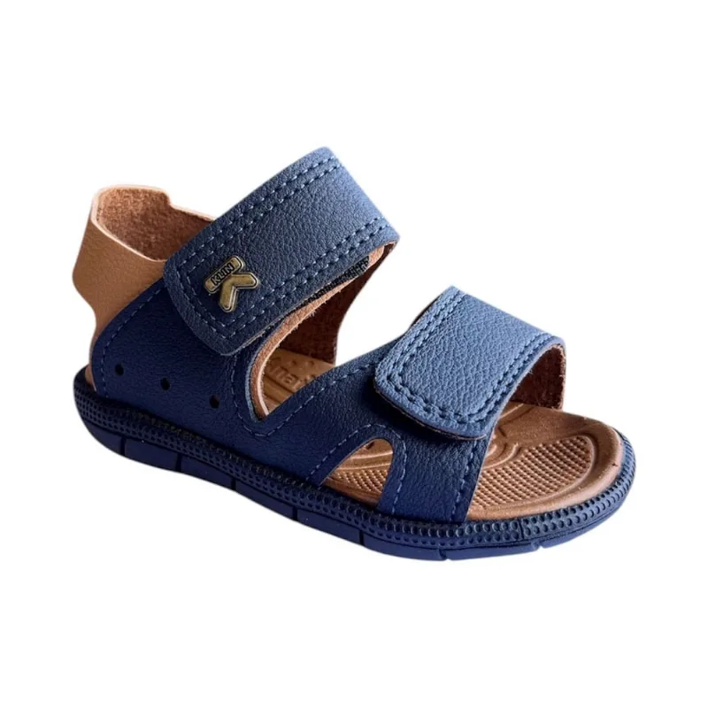 Sandália Menino Klin Anatômica Tic Tac Azul-Marinho 171264 27 / Azul
