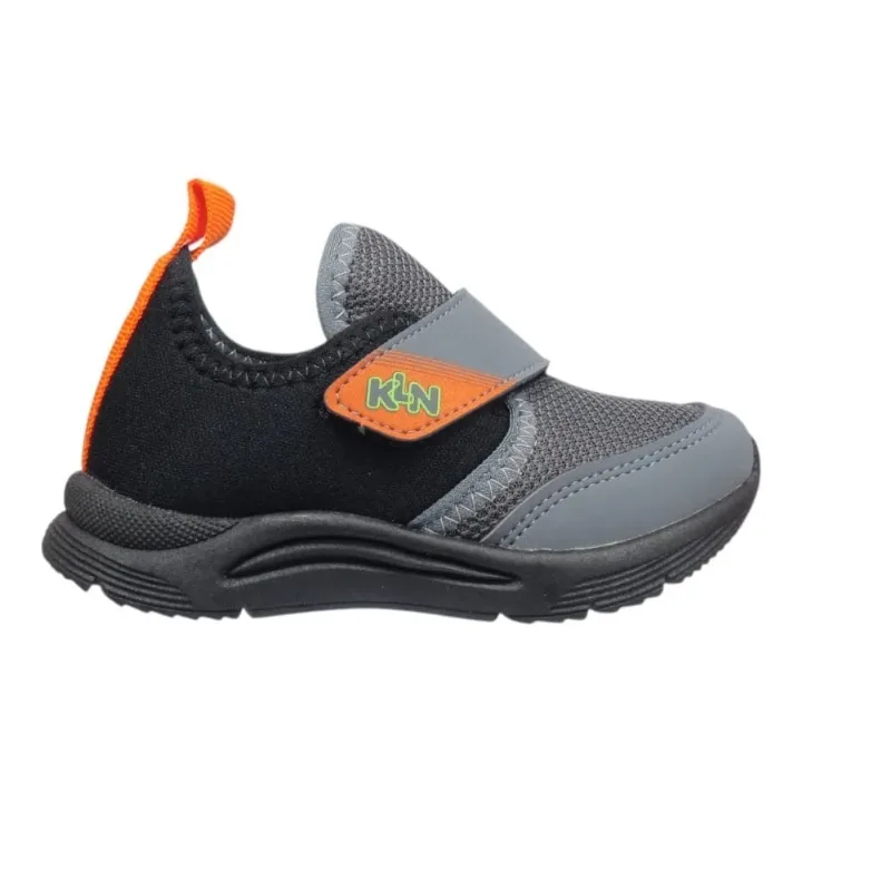 Tênis Menino Klin New Sport Mini Preto/Laranja 199126 27 / Preto