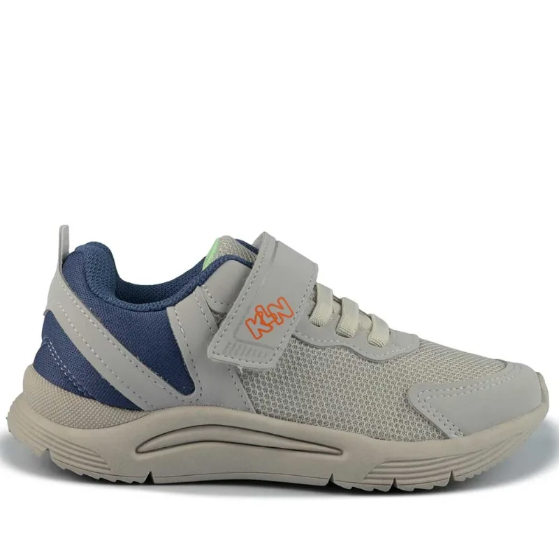 Tênis Infantil Klin XS New Sport 480.073 17409 GELO/CHUMBO/LR 33