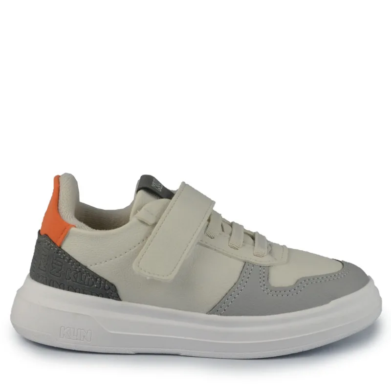 Tênis Infantil Klin Masculino Capri 355.007 6147 GELO/GRAFITE/LR 23