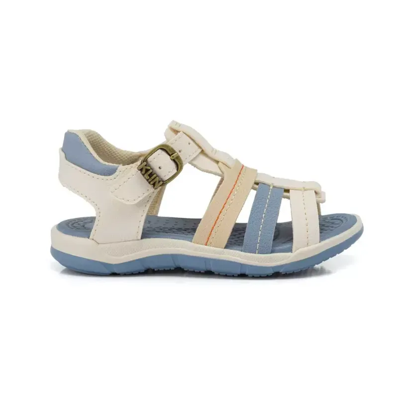 Papete Infantil Klin Casual Off White Azul 20