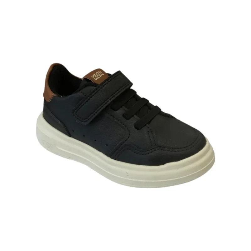 Tênis Infantil Klin Capri Mini Preto/Marrom 355011-2 27 / Preto