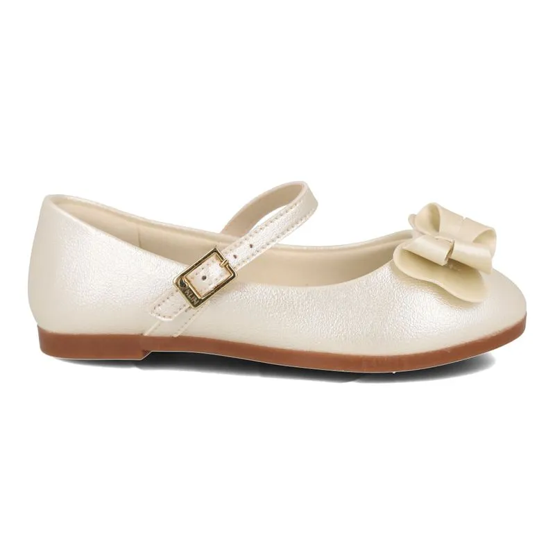 Sapatilha Klin Laço Infantil Off White 31