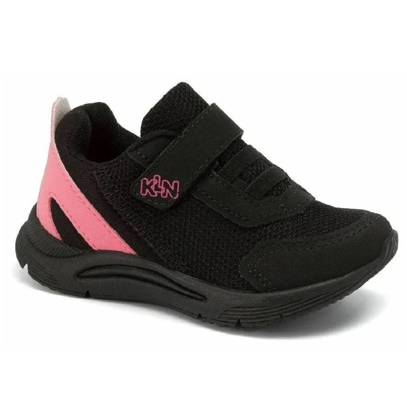 Tênis Menina Klin New Sport Mini Preto/Rosa 199128 23 / Preto