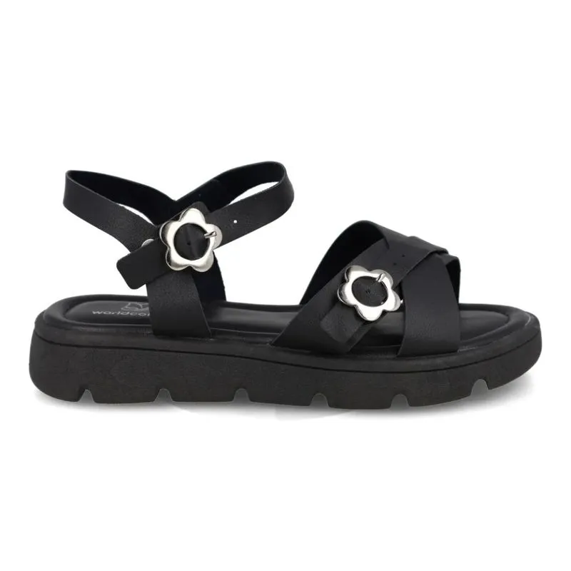Sandália World Colors Infantil Preto Casual 28