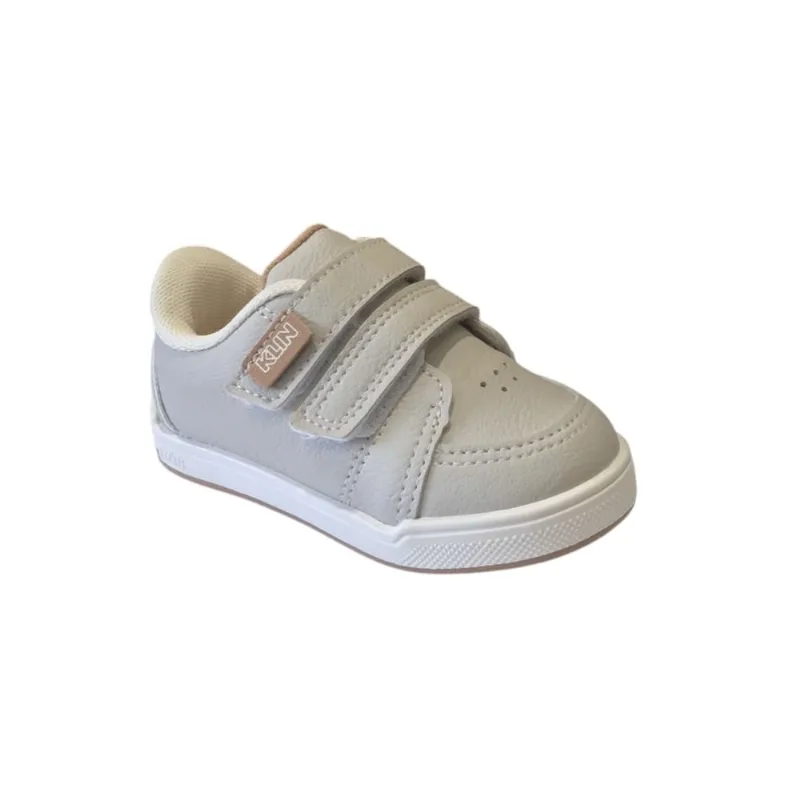 Tênis Menino Klin Flyer Baby Linho/Capuccino 166200-6 17 / Cinza